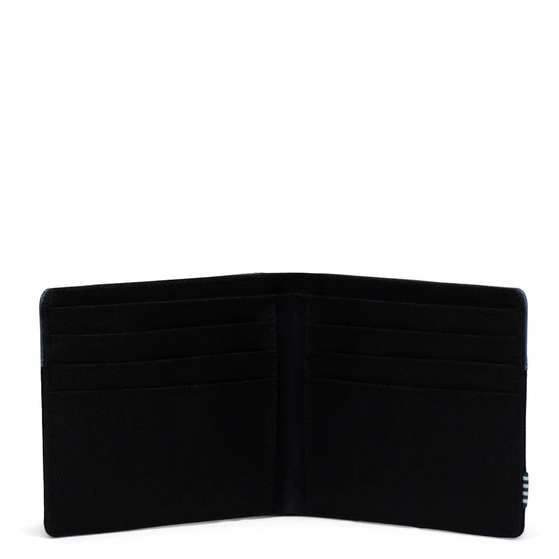 Herschel Roy - Geldbörse 6cc 11.5 cm RFID (black/copen blue)