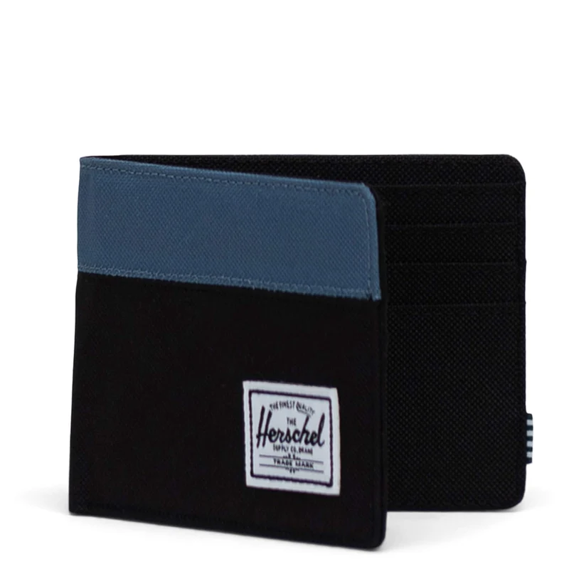 Herschel Roy - Geldbörse 6cc 11.5 cm RFID (black/copen blue)