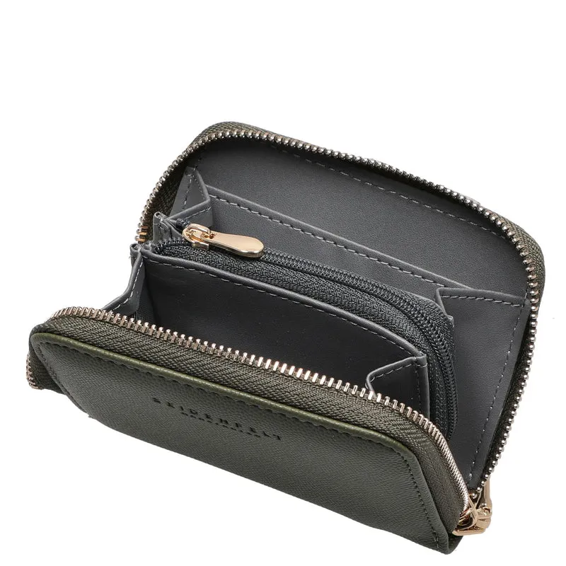 Seidenfelt Yiva - Geldbörse 2cc 10.5 cm (olive)