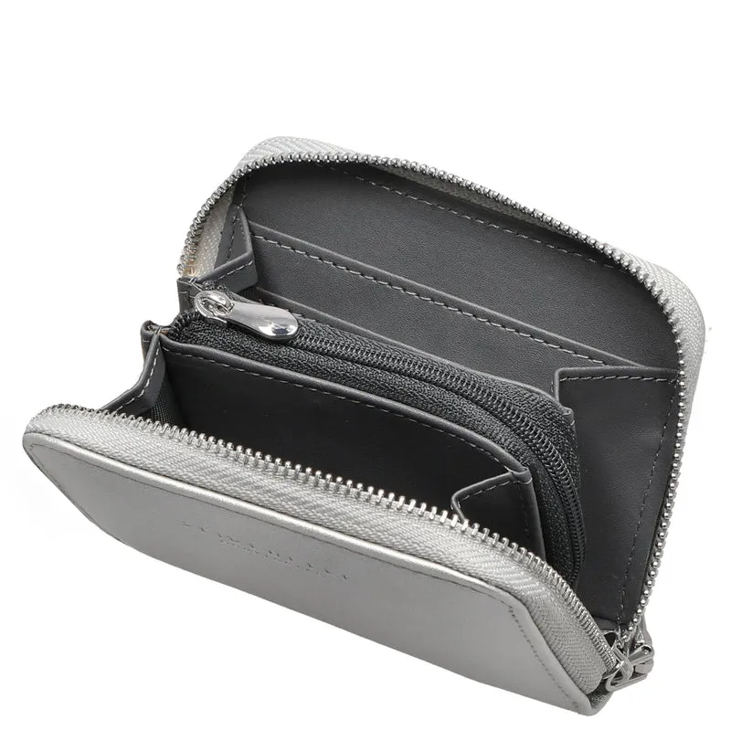 Seidenfelt Yiva - Geldbörse 2cc 10.5 cm (silver)