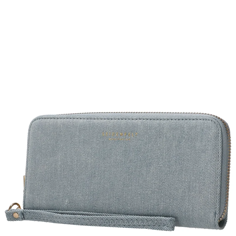 Seidenfelt Smilla - Damen- Geldbörse 19 cm (denim in blue)