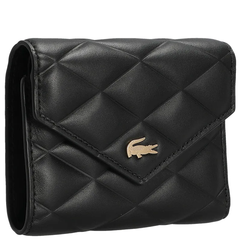 Lacoste Billfold Compact Wallet - Geldbörse 6cc 11.5 cm (noir)
