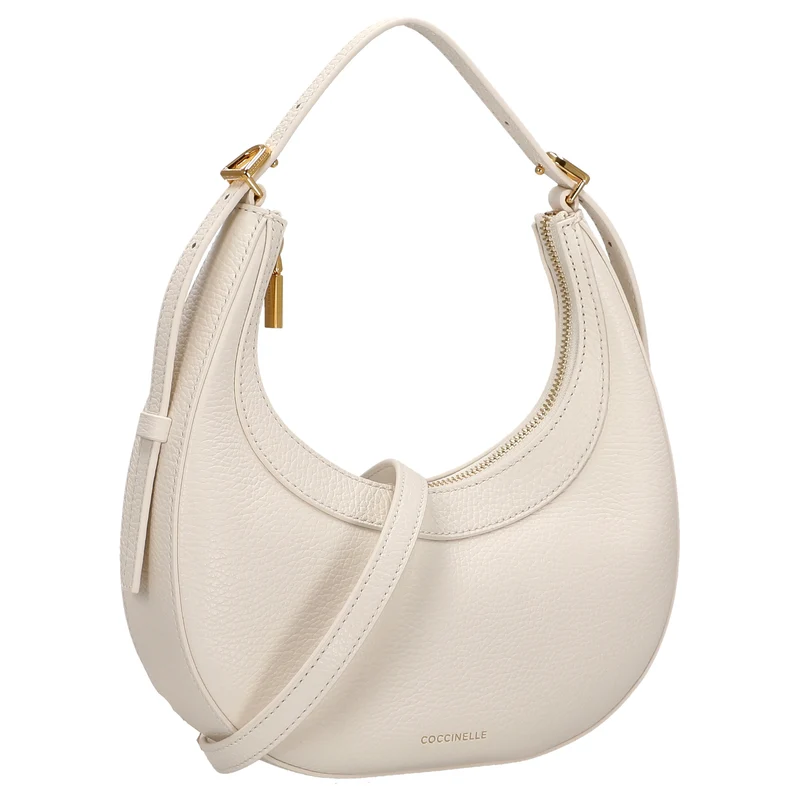 Coccinelle Whisper - Schultertasche 23.5 cm (pearl)