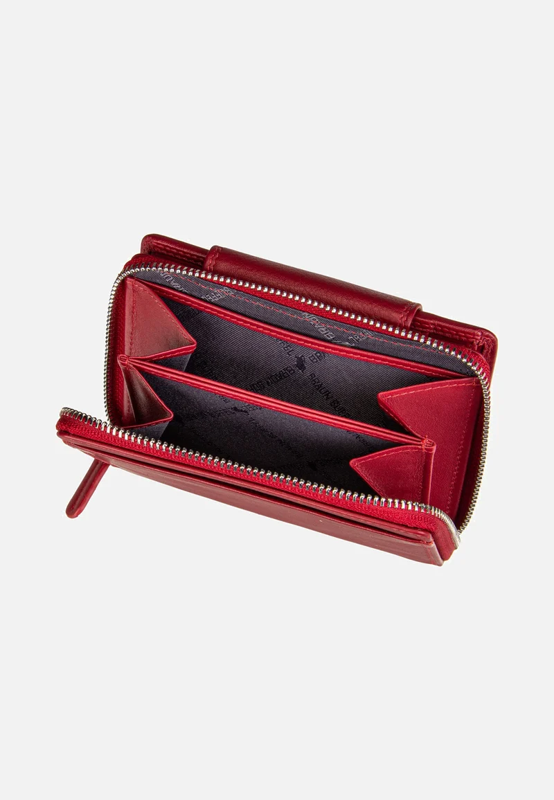 Golf RFID Zip-Wallet M 12Cs Red - Portemonnaie