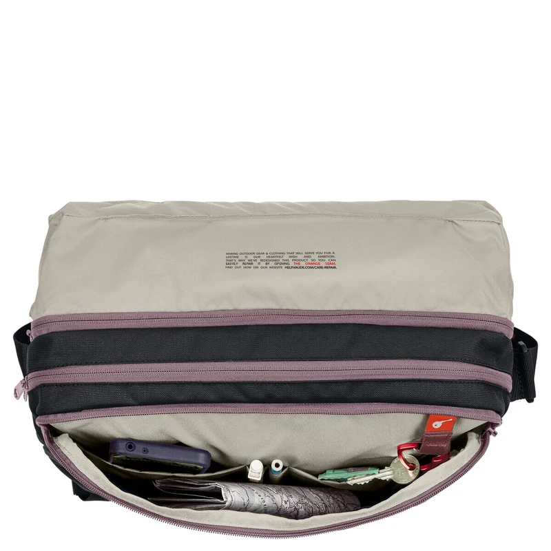 Vaude Rom III - Umhängetasche M 13.3" 35 cm (black/purple ash)