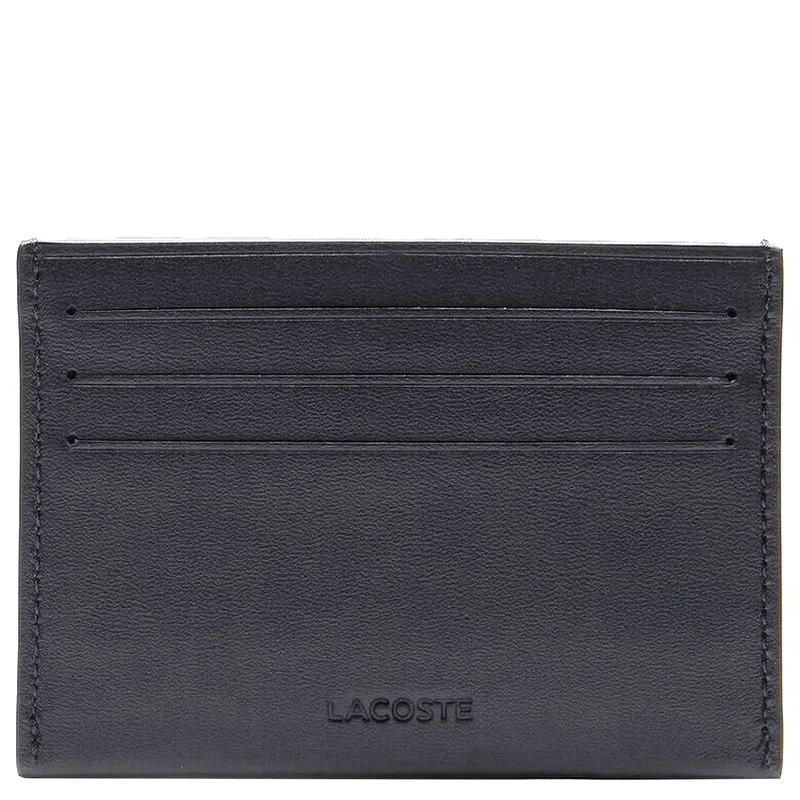 Lacoste FG - Kreditkartenetui Leder 6 cc 11 cm (blue)