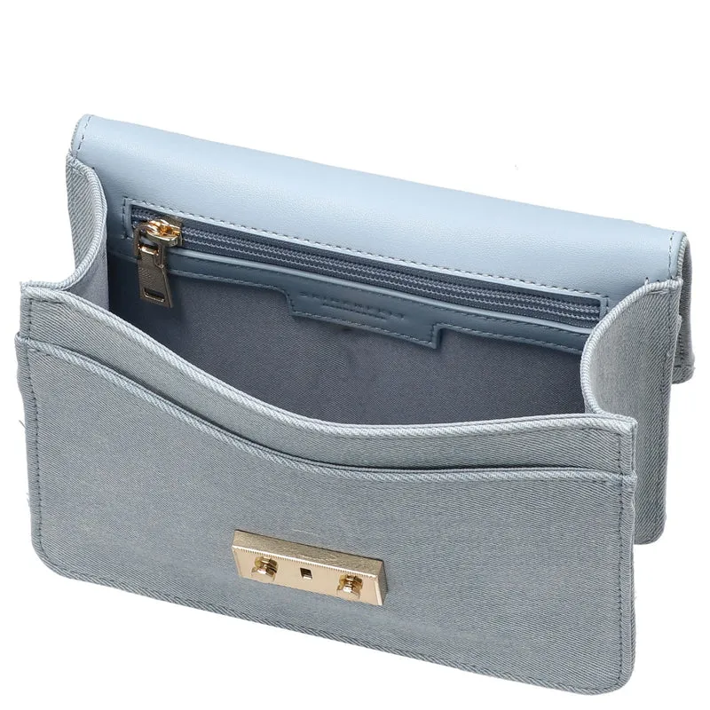 Seidenfelt Roros Denim - Schultertasche 21 cm (denim in blue)