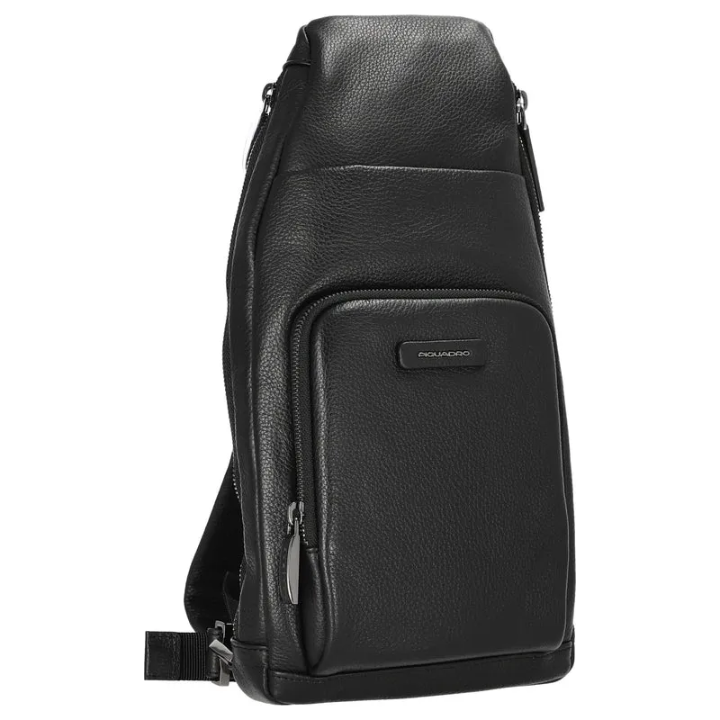 Piquadro Modus Special - Umhängetasche/Rucksack 36 cm RFID (black)