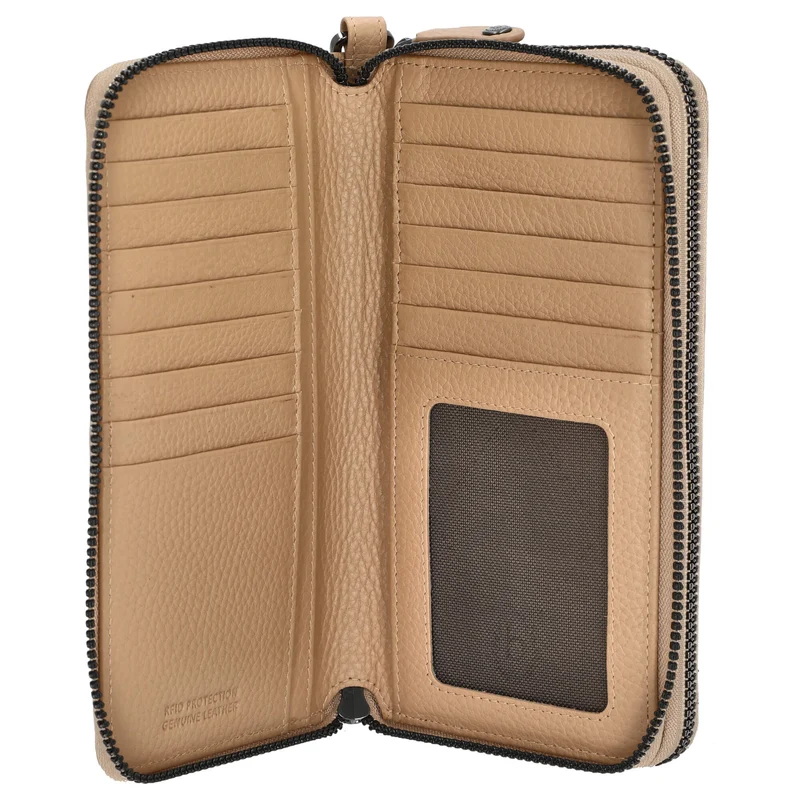 bugatti Elsa - Geldbörse 22cc 19 cm RFID (sand)