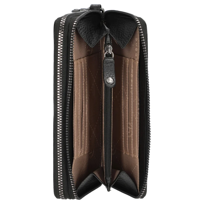 bugatti Elsa - Geldbörse 22cc 19 cm RFID (black)