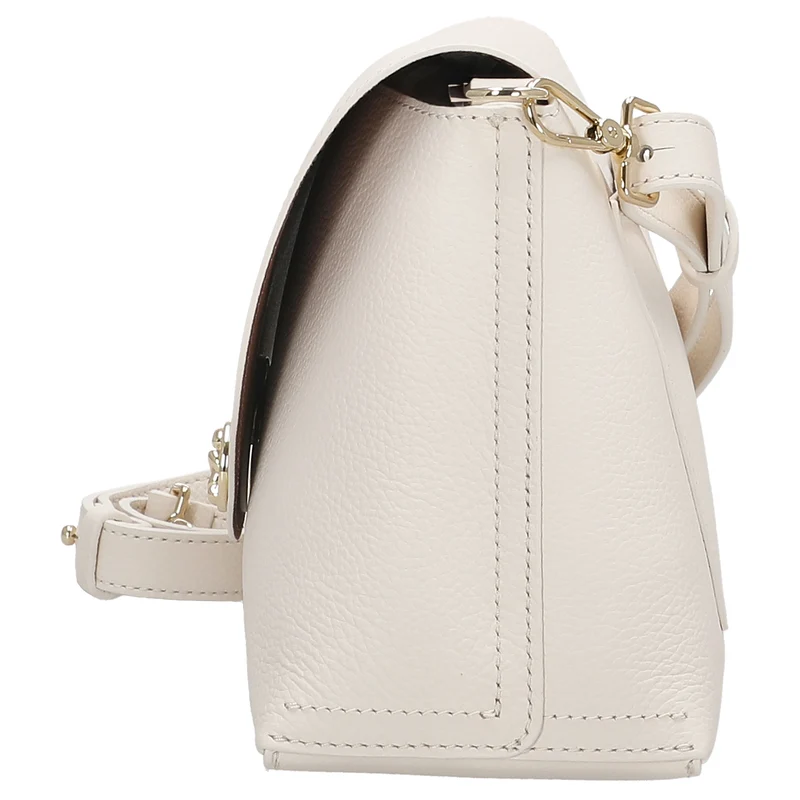 Coccinelle Nikla - Schultertasche 30 cm (pearl/cognac)