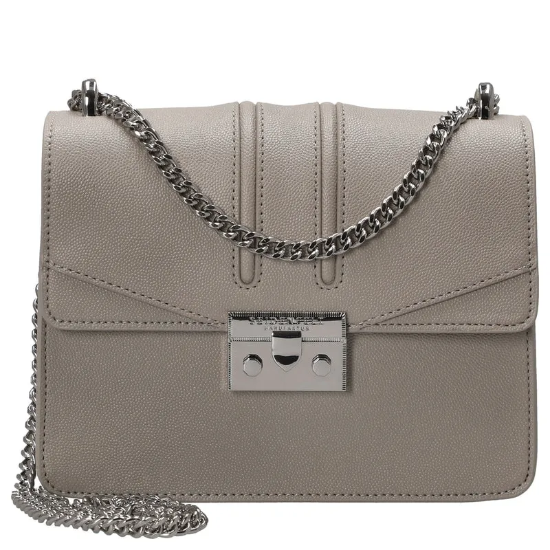 Seidenfelt Roros - Schultertasche 21 cm (light grey)