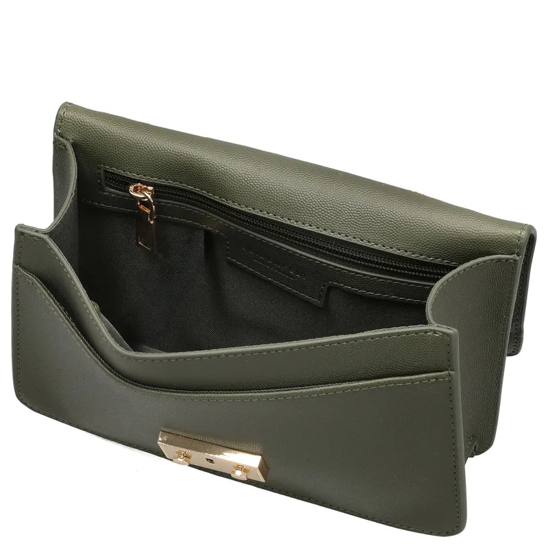 Seidenfelt Roros East-West - Umhängetasche 23 cm (olive)