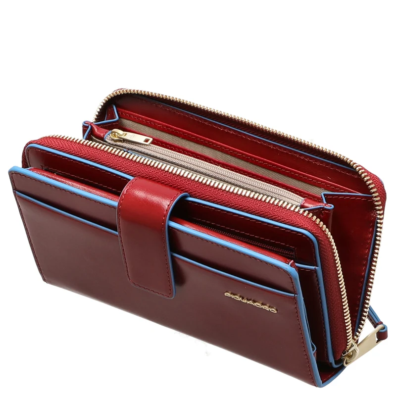 Piquadro Blue Square - Damengeldbörse 12cc 17.5 cm (red)