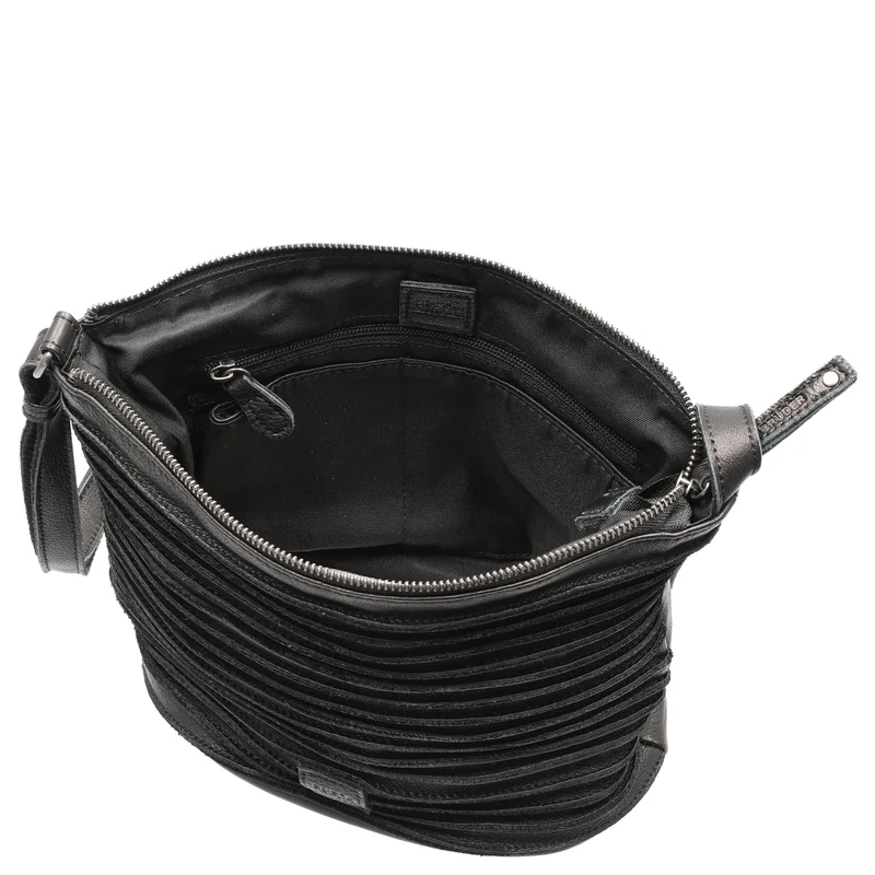 FREDsBRUDER Riffelinchen - Schultertasche 28 cm (black)