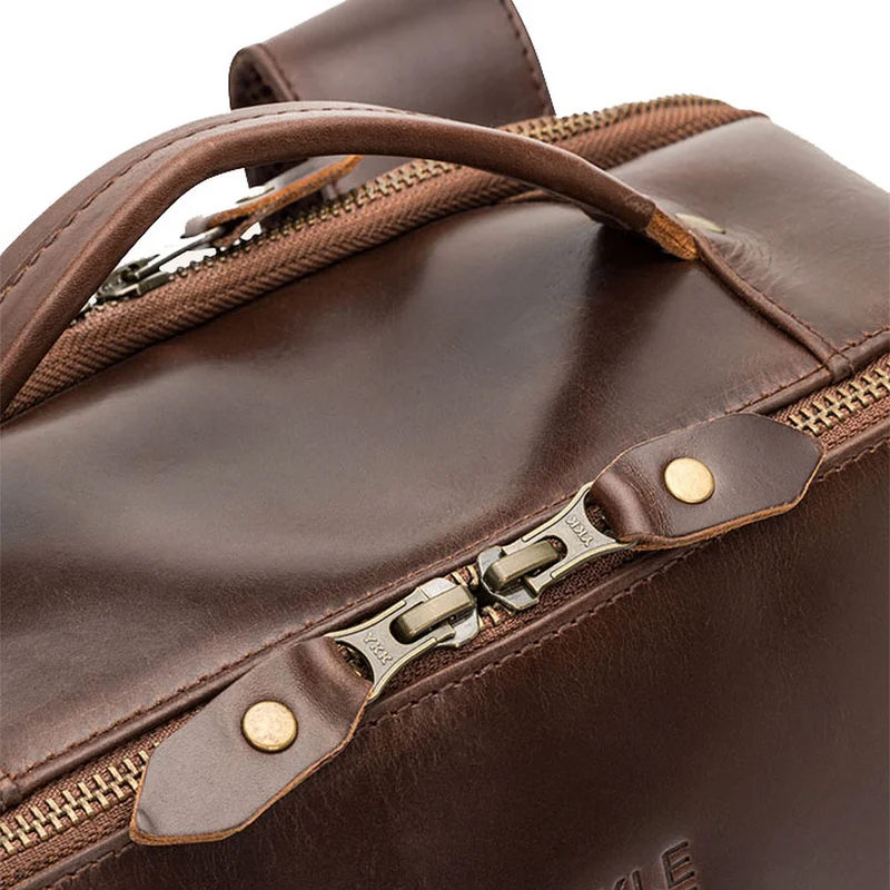 Buckle & Seam Leon - Rucksack 15" 41 cm (brown/blu)