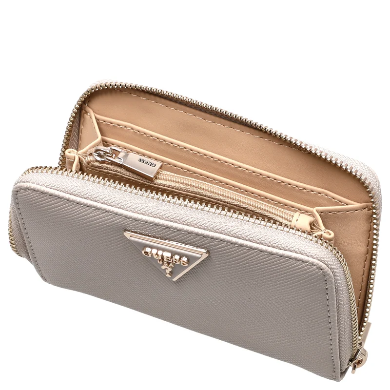 Guess Laurel II SLG Medium Zip Around - Geldbörse (taupe)