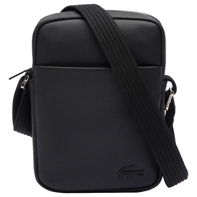 Lacoste Men's Classic Slim vertical Camera Bag - Umhängetasche 21 cm (noir)