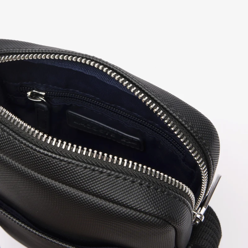 Lacoste Men's Classic Slim vertical Camera Bag - Umhängetasche 21 cm (noir)