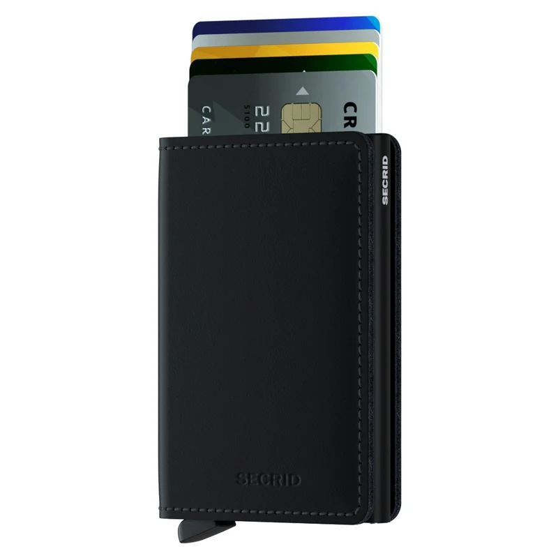 Secrid Matte Slimwallet - Geldbörse RFID 6.8 cm (black)