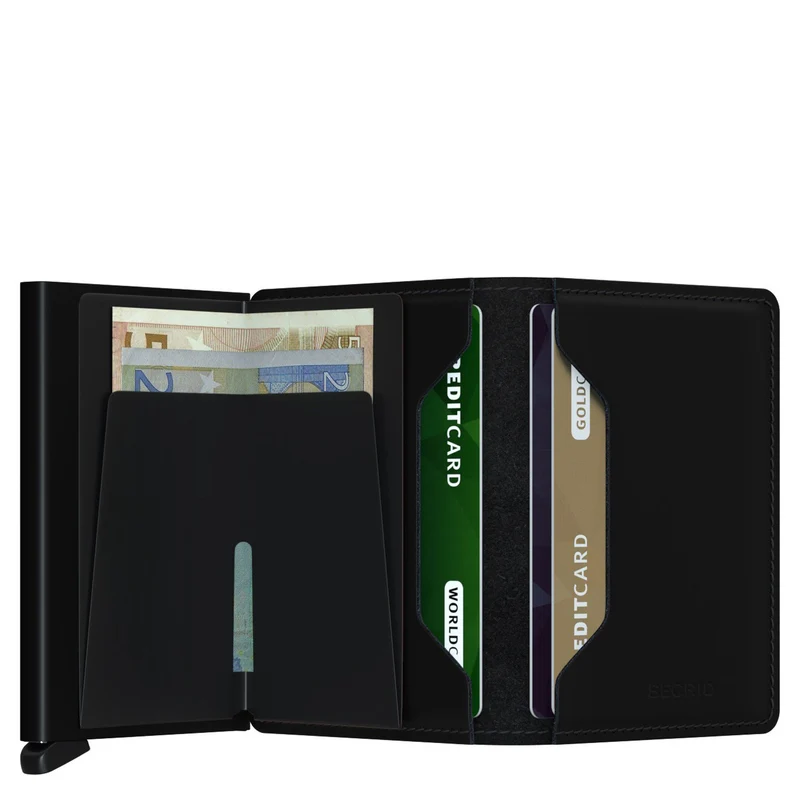 Secrid Matte Slimwallet - Geldbörse RFID 6.8 cm (black)