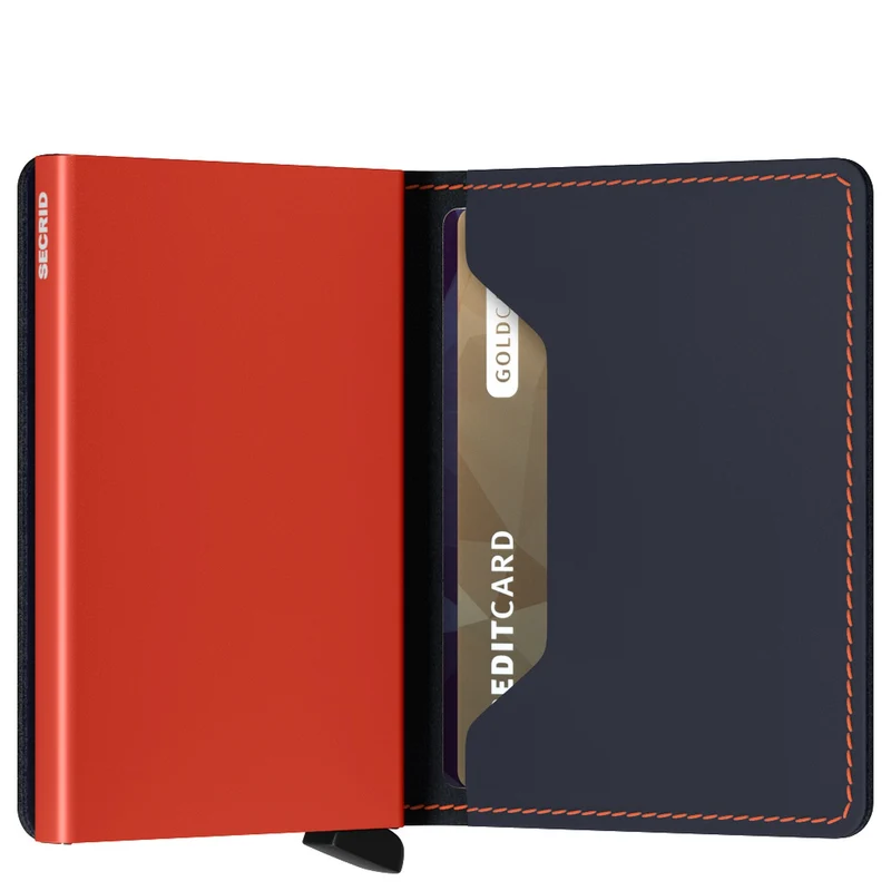 Secrid Matte Slimwallet - Geldbörse RFID 6.8 cm (black)