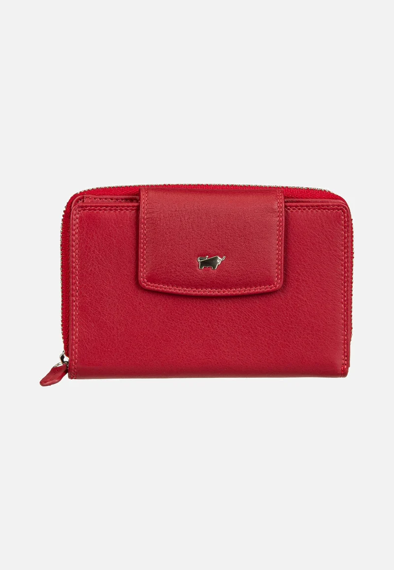 Golf RFID Zip-Wallet M 15Cs Red - Portemonnaie