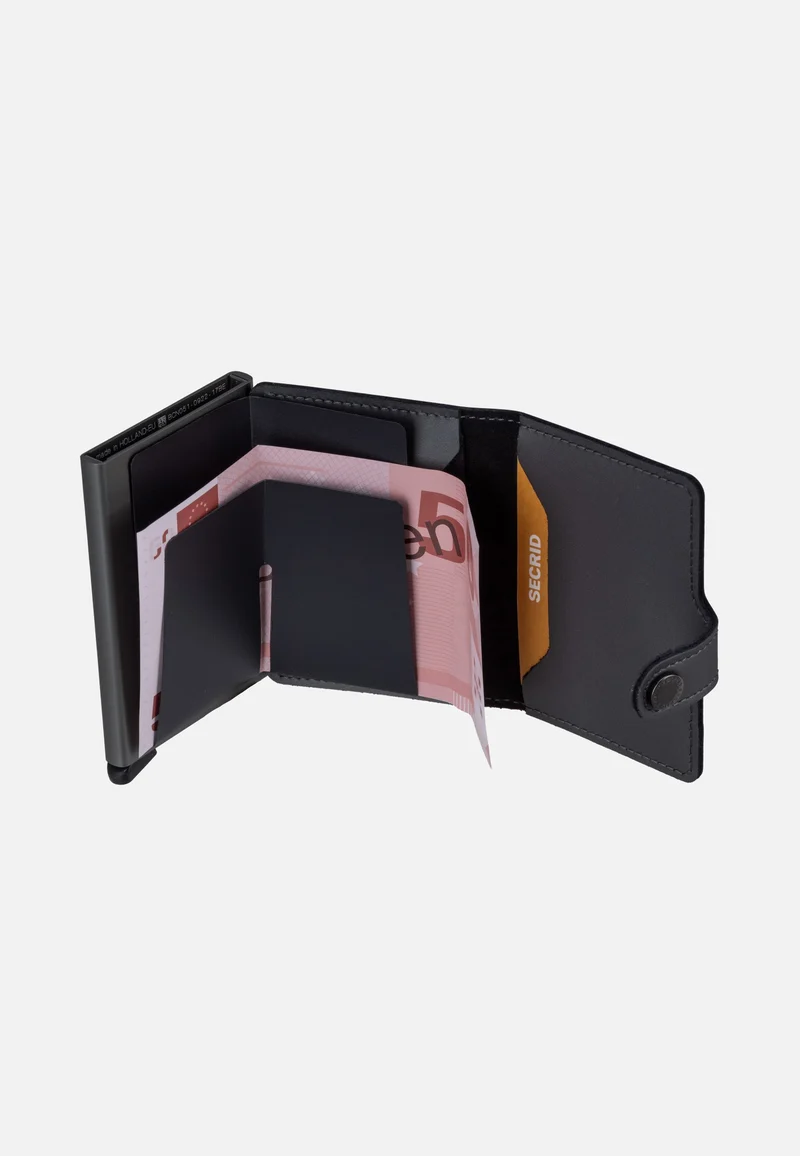 Miniwallet Matte Satin Steel - Portemonnaie