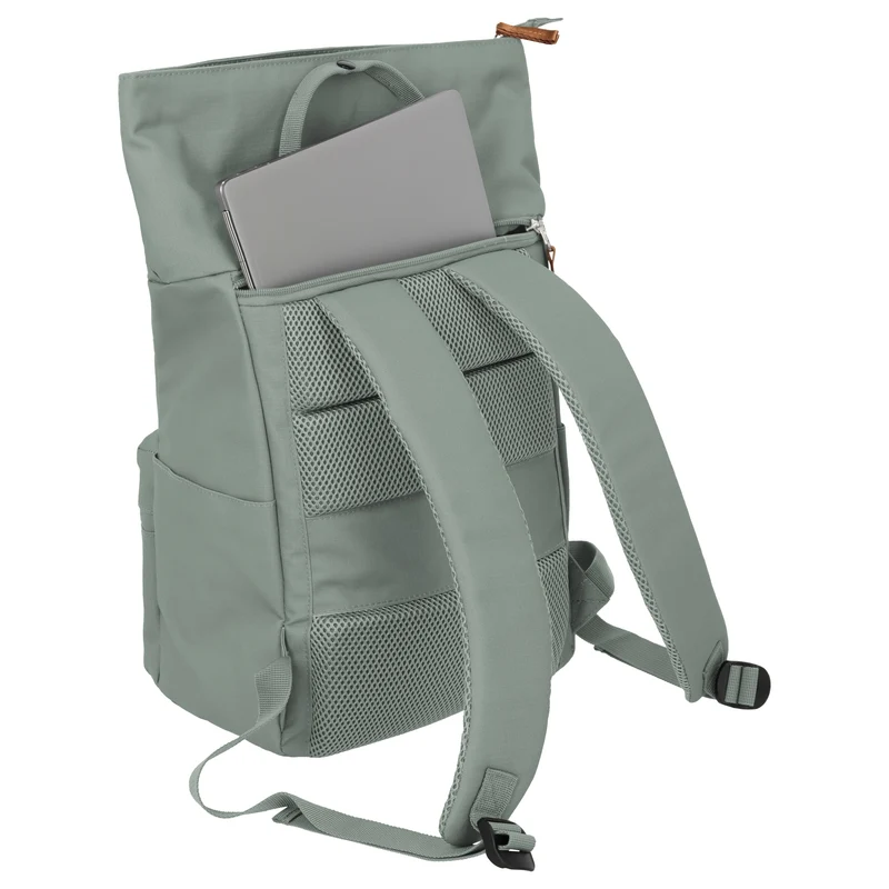 Travelite Basics Short Handle - Rolltop Rucksack (mint)
