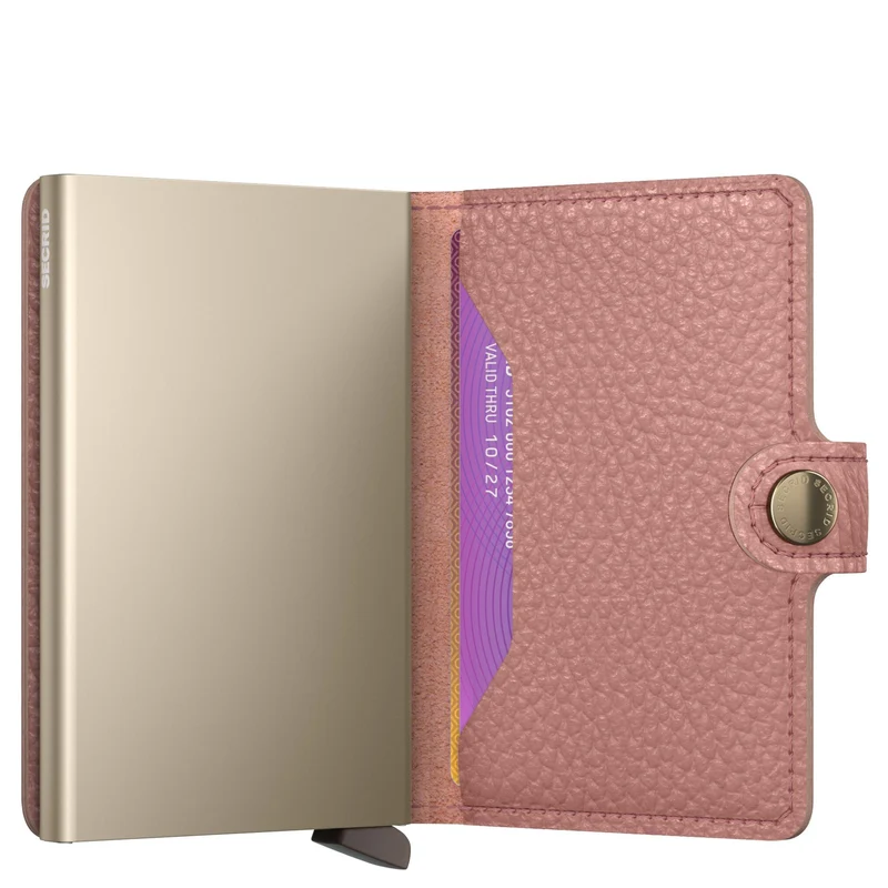 Secrid Miniwallet Pebble - Geldbörse 6cc 10.2 cm RFID (rose)