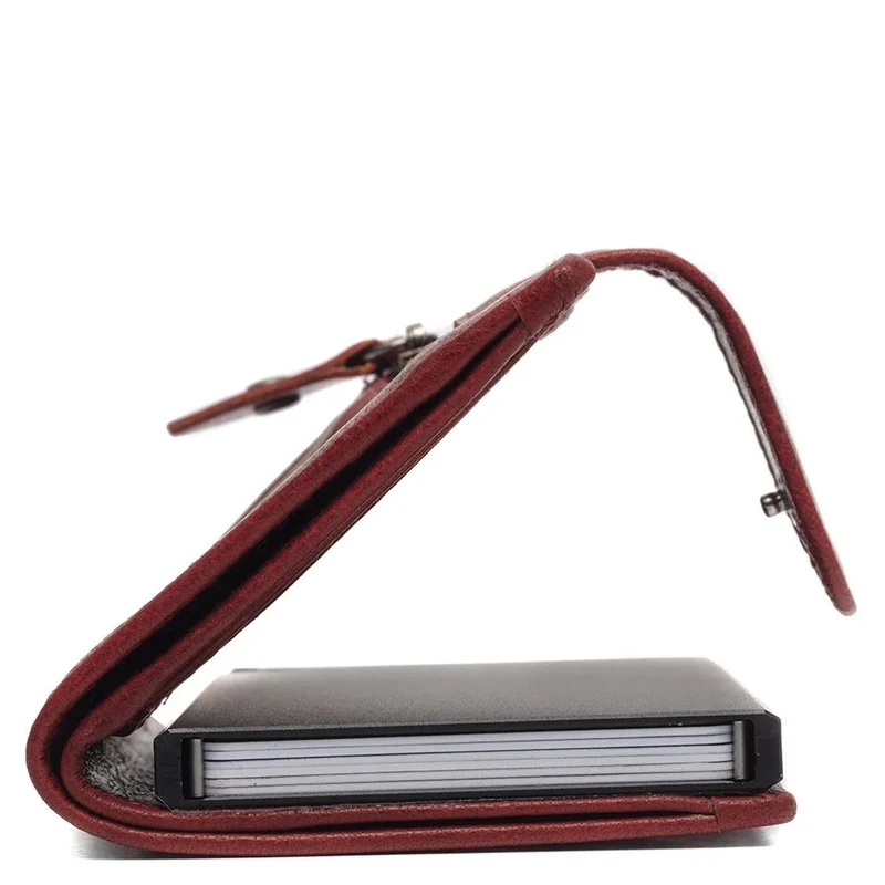 The Chesterfield Brand Prague - Kreditkartenetui 6cc 10 cm RFID (red)