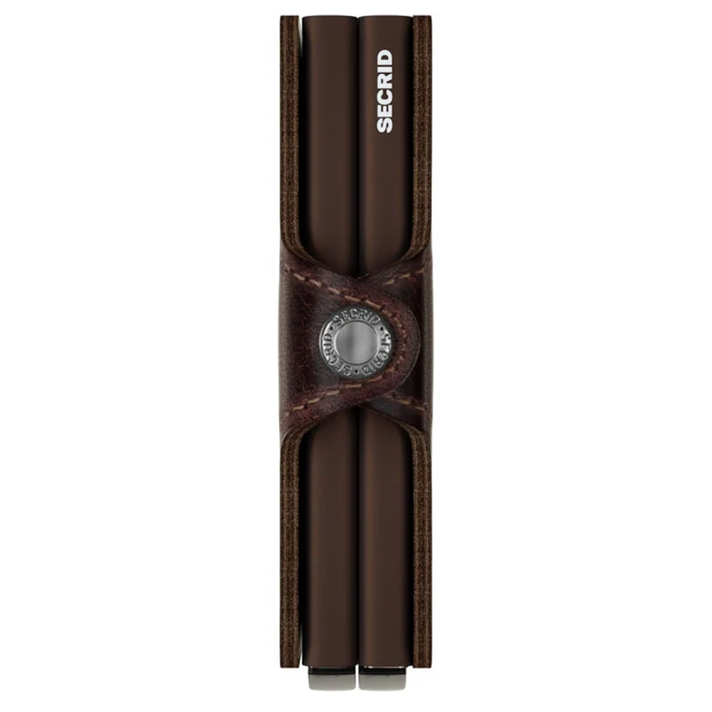 Secrid Vintage Twinwallet - Geldbörse RFID 7 cm (chocolate)