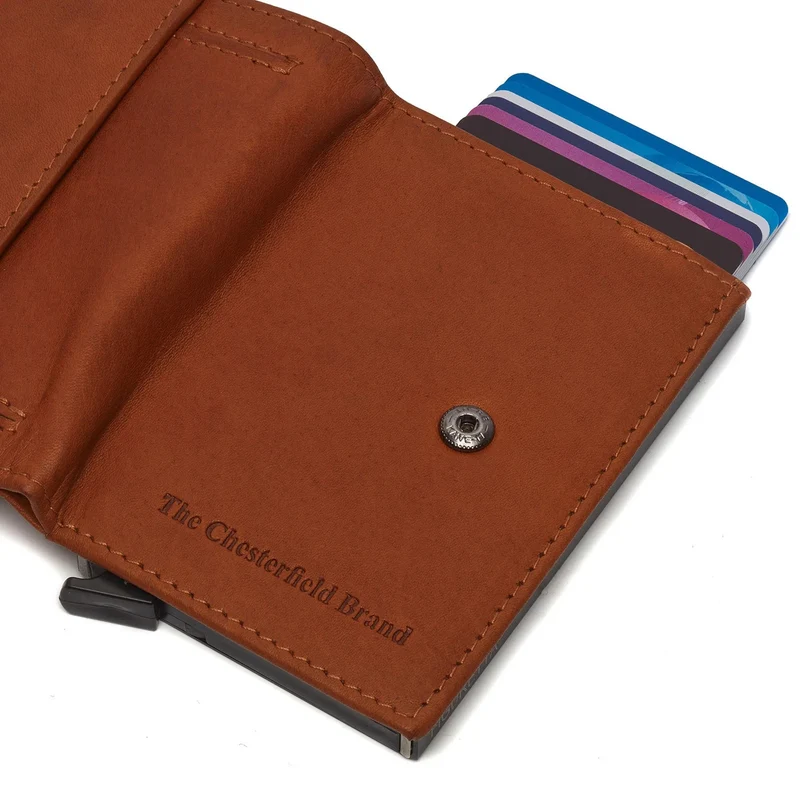 The Chesterfield Brand Leipzig - Kreditkartenetui 6cc 10 cm RFID (cognac)