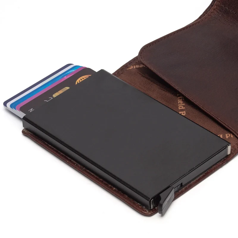 The Chesterfield Brand Portland - Kreditkartenetui 6cc 10 cm RFID (brown)