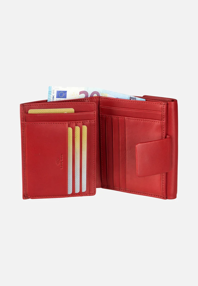 Belg Dartrud Purse MH11F Red - Portemonnaie