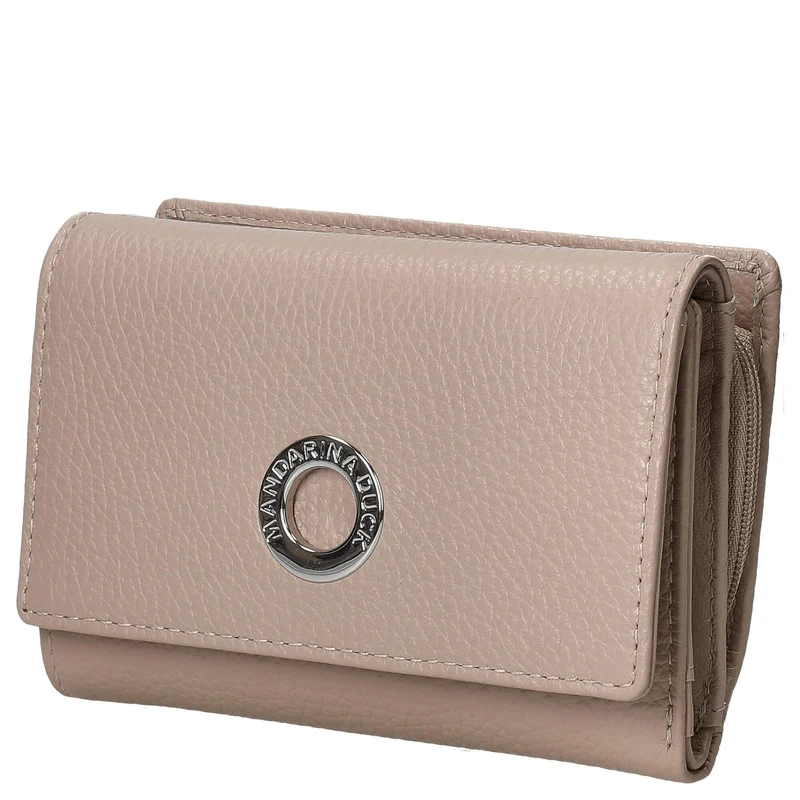 Mandarina Duck Mellow Leather - Geldbörse 10cc 14 cm (warm taupe)