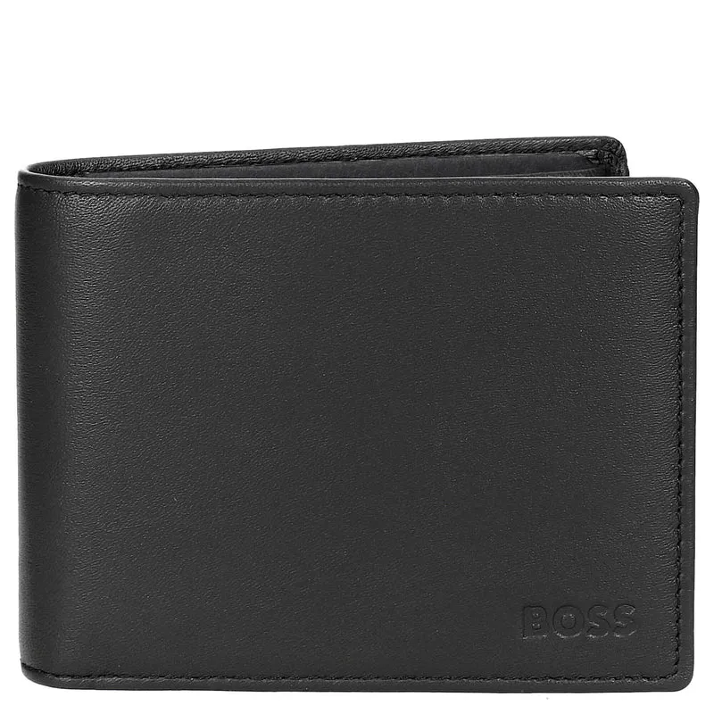 BOSS Arezzo 8cc - Herrengeldbörse Leder 12 cm (black)