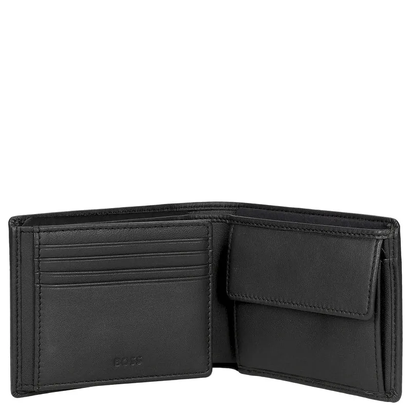 BOSS Arezzo 8cc - Herrengeldbörse Leder 12 cm (black)