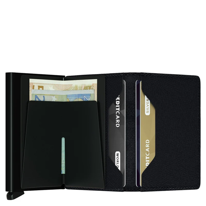 Secrid Crisple Slimwallet - Geldbörse RFID 6.8 cm (black)