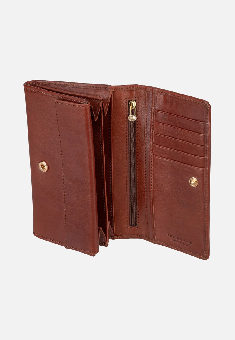 Stodo Continental Marrone/Oro - Portemonnaie