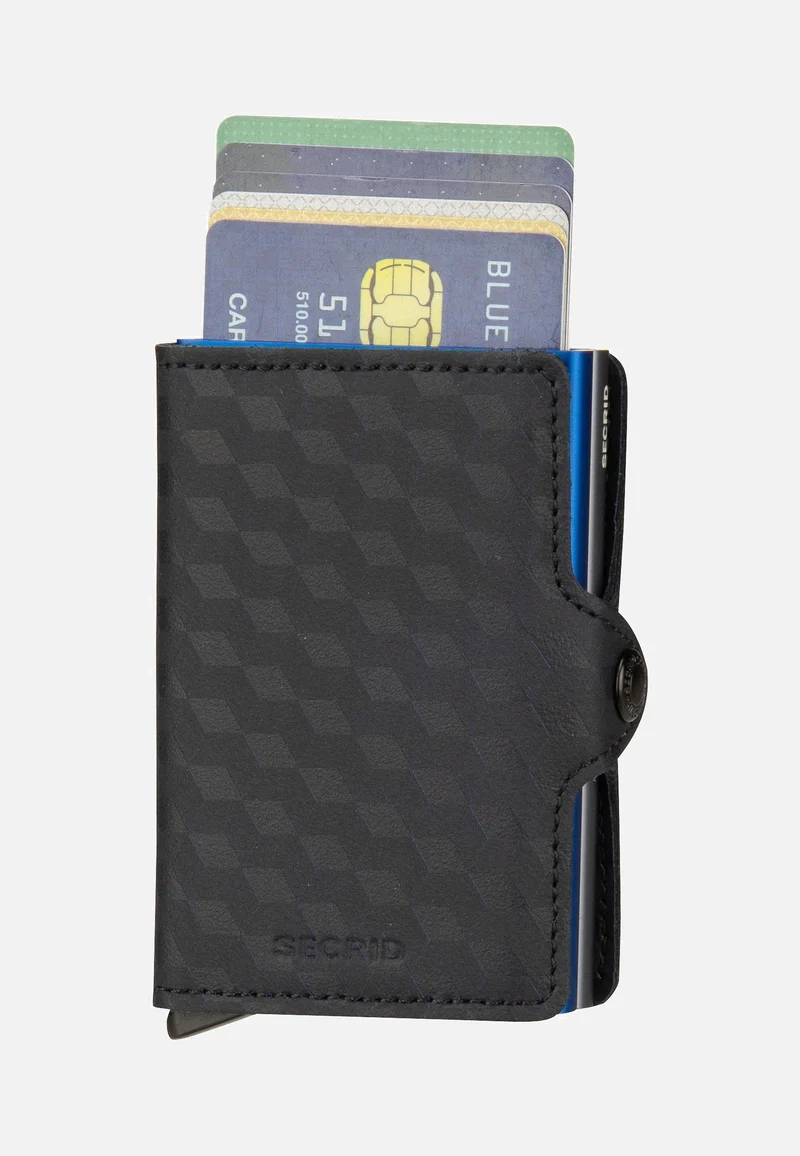 Twinwallet Optical Titanium-Blue - Portemonnaie