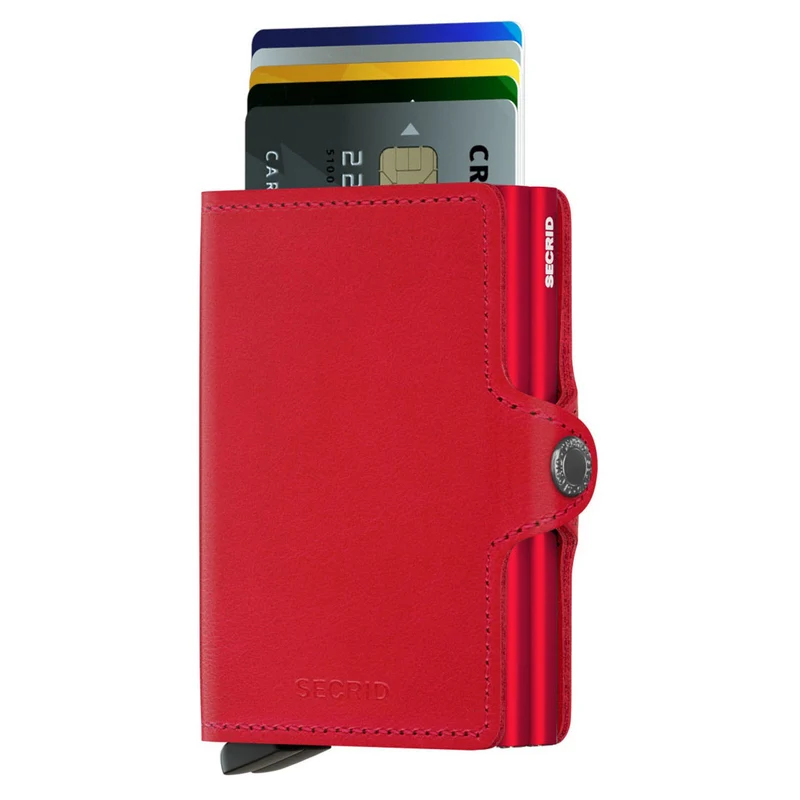 Secrid Original Twinwallet - Geldbörse RFID 7 cm (red-red)