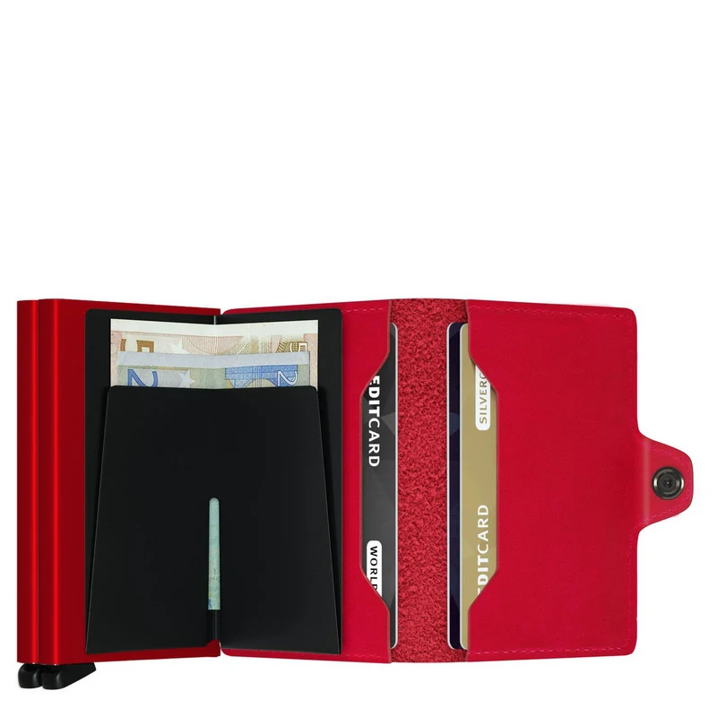 Secrid Original Twinwallet - Geldbörse RFID 7 cm (red-red)
