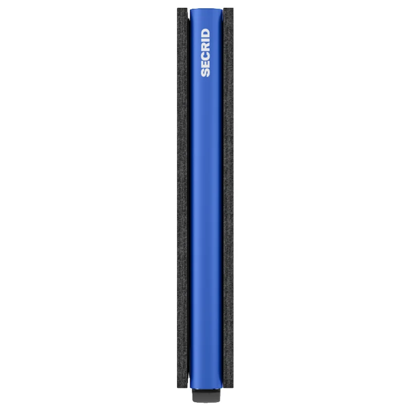 Secrid Matte Slimwallet - Geldbörse RFID 6.8 cm (black-blue)