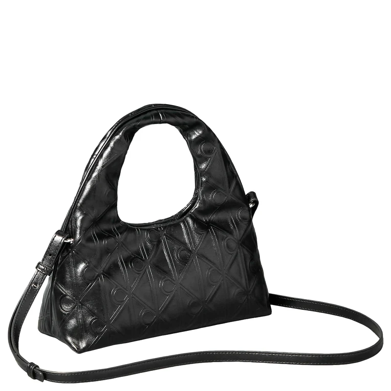 Calvin Klein Puffer Emblem - Umhängetasche 26 cm (black)