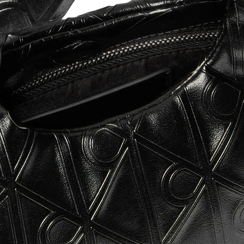 Calvin Klein Puffer Emblem - Umhängetasche 26 cm (black)