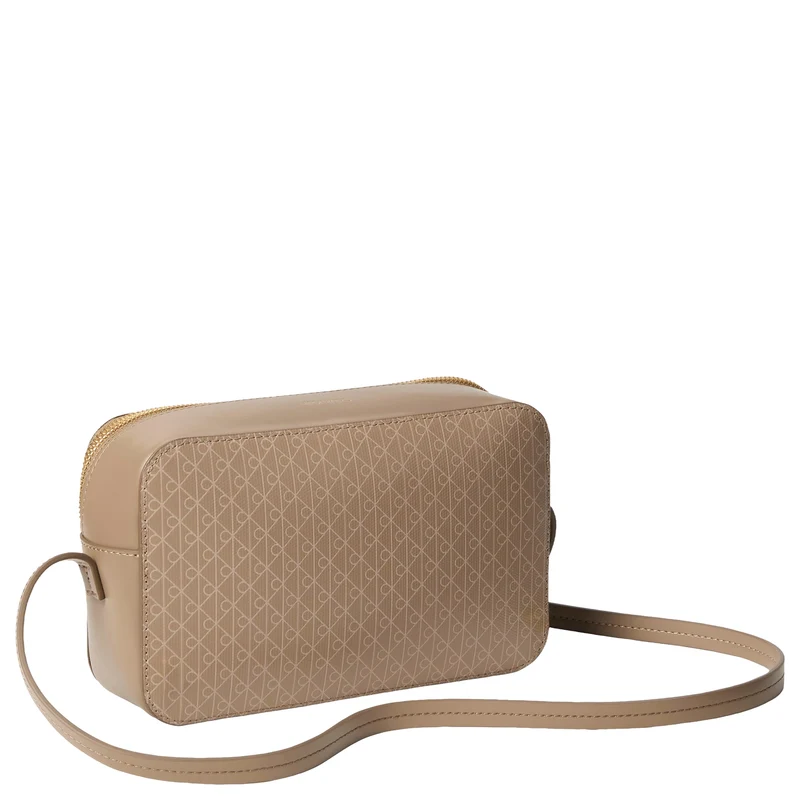 Calvin Klein Emblem - Umhängetasche 21 cm (desert taupe aop)
