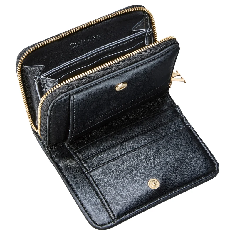 Calvin Klein Medium Flap Zip - Geldbörse 6cc 11 cm (black)
