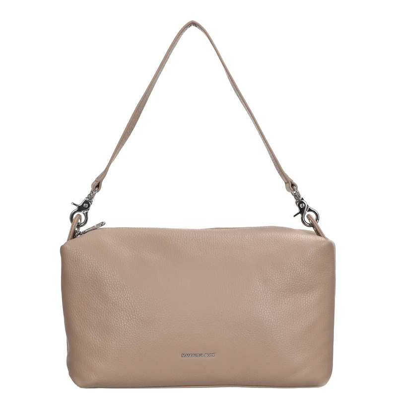 Mandarina Duck Mellow Leather Hobo - Schultertasche 30 cm (warm taupe)