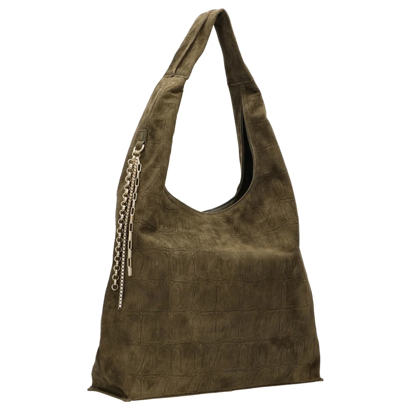 FREDsBRUDER Velvet Wild Hobo - Schultertasche 39 cm (khaki)
